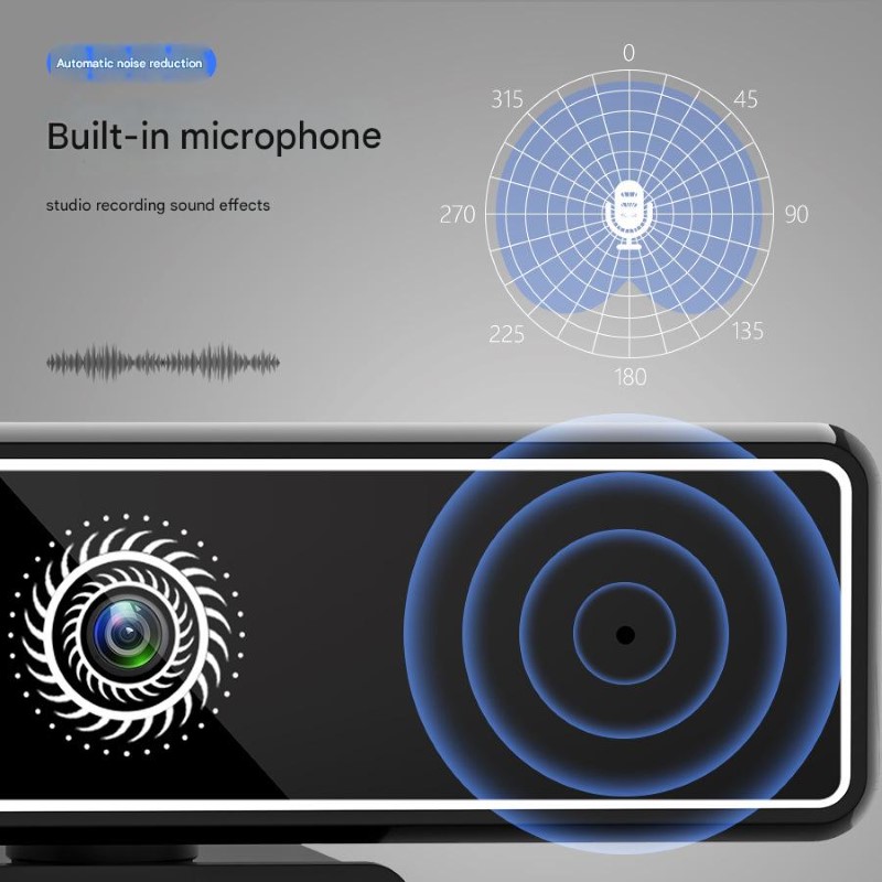 Webcam W9 2K / 4K Auto focus lấy nét tự động cho máy tính Laptop