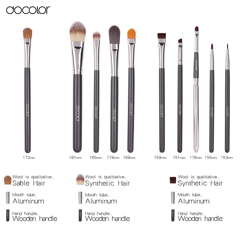 Bộ Cọ Trang Điểm Chuyên Nghiệp Docolor 29 Pieces Professional Makeup Brushes Set