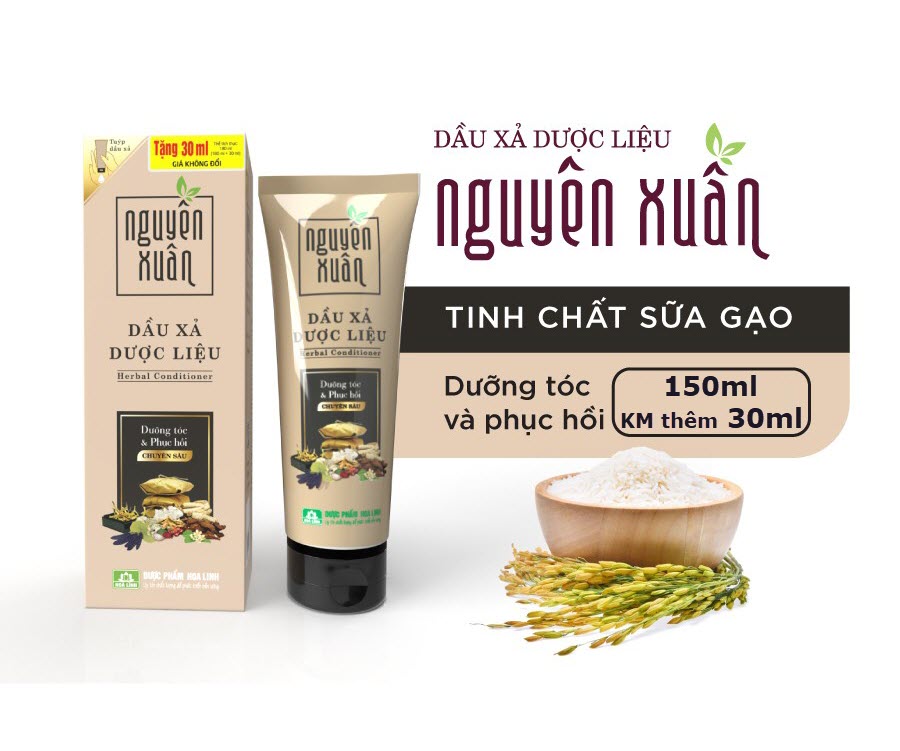 Dầu xả dược liệu Nguyên Xuân - Làm Mượt Tóc, Giúp Tóc Suôn Mềm, Hạn Chế Gãy Rụng ,Khô Xơ, Chẻ Ngọn