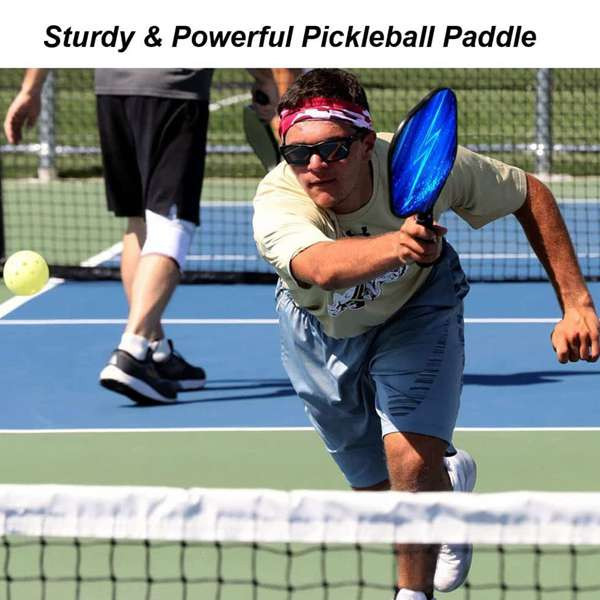Vợt  Pickleball Chơi Bóng Siêu Nhẹ Và Nhanh Chóng Kèm Túi Đựng 4 Quả Bóng {gồm 4 bóng 1 túi ( 2 vợt)