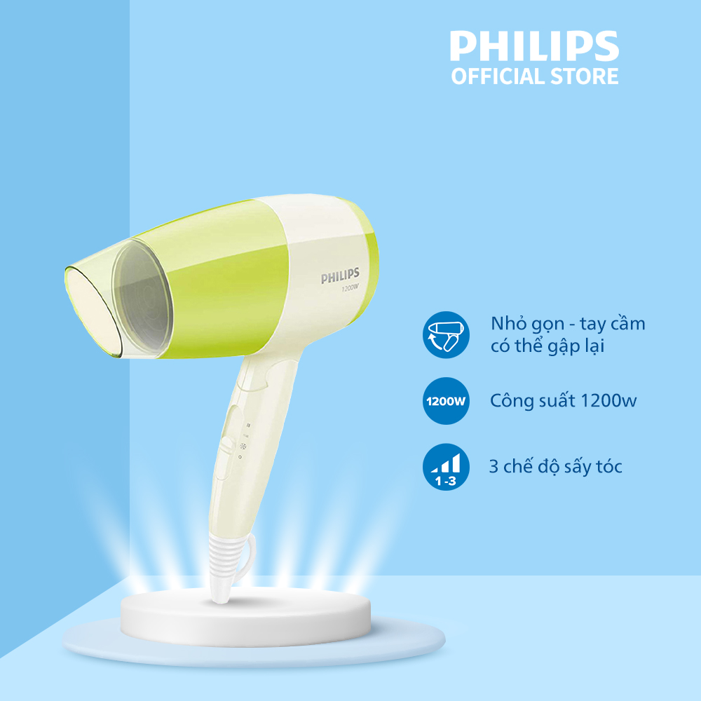 Máy sấy tóc Philips BHC015/00 - Chăm sóc tóc dễ dàng