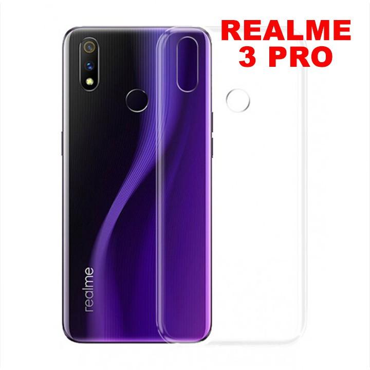 Ốp lưng dẻo silicon trong suốt dành cho Realme 3 Pro