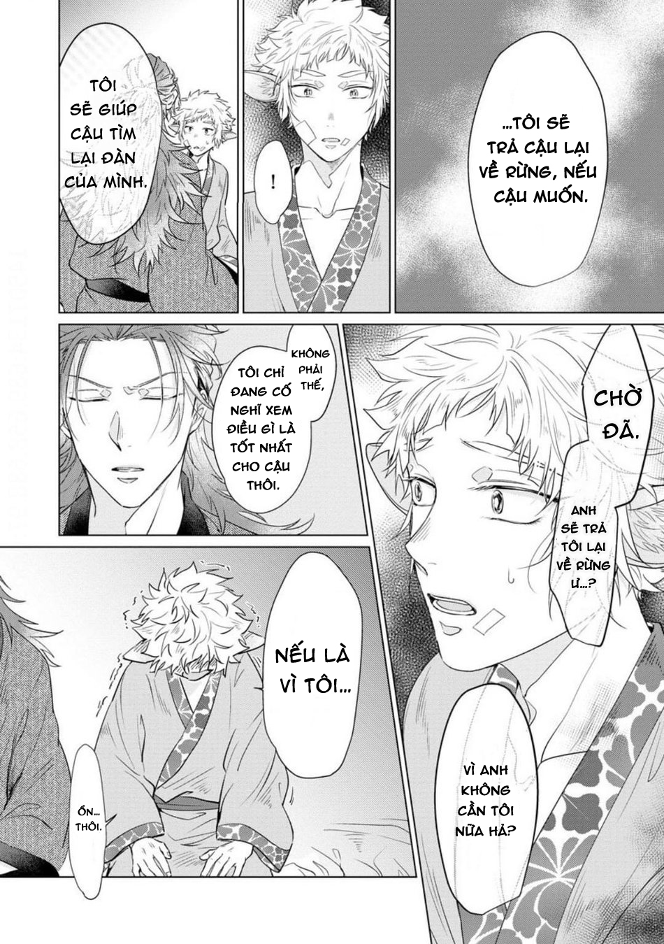 gặp gỡ em, thú nhân màu chàm trắng chapter 5 22