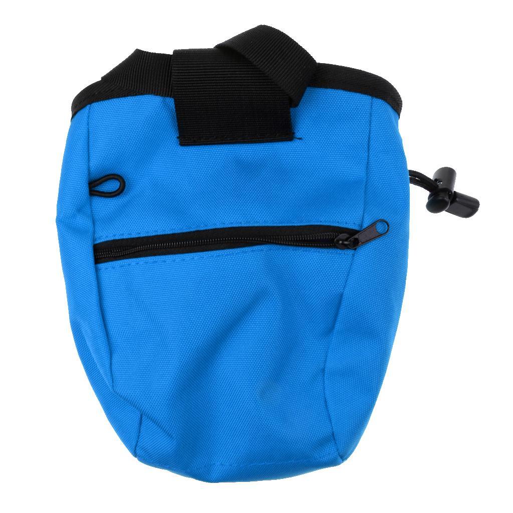 Rock Climbing Arborist Right Handed Ascender 8-13mm Rope Clamp Riser Gear Equipment + Chalk Bag