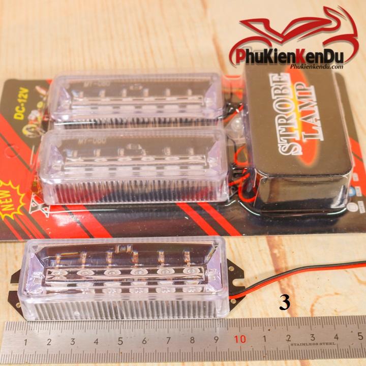 ĐÈN CHỚP XANH ĐỎ 12V CHO XE MÁY, Ô TÔ