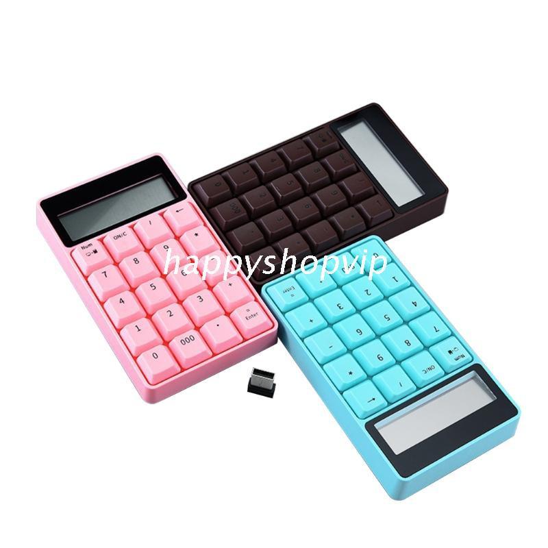 HSV Mini 2.4G Wireless Number Keypad 20 Keys Digital Numeric Keyboard for Windows XP