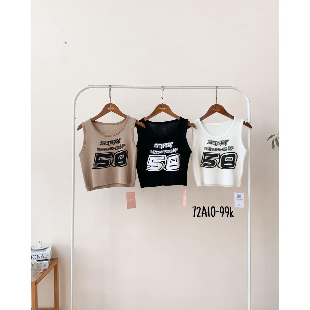 Áo croptop số 58 72a10 by germe