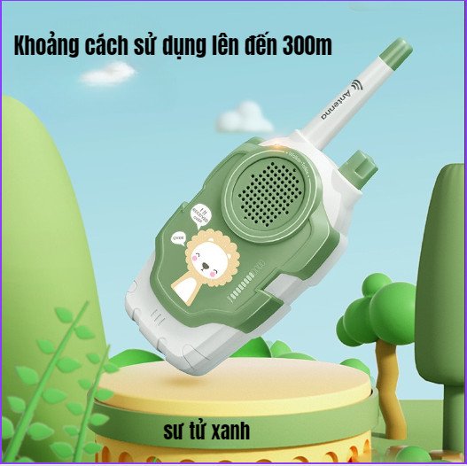 Bô Đàm Đồ Chơi Cho Bé Combo 2 cái Đa Chiều 2 kênh phạm vi 300m