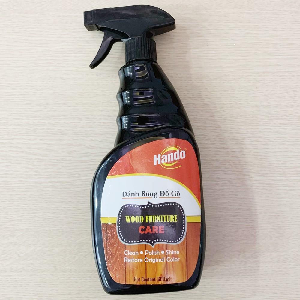 Đánh bóng bảo dưỡng đồ gỗ Hando 600ml