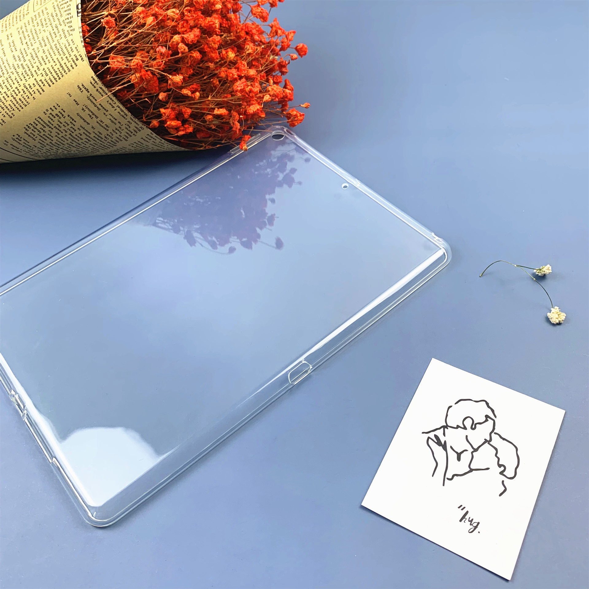 Ốp Lưng Silicone dẻo trong suốt cho iPad Gen 7/ New 2019 10.2 inch Protective Case - Hàng nhập khẩu