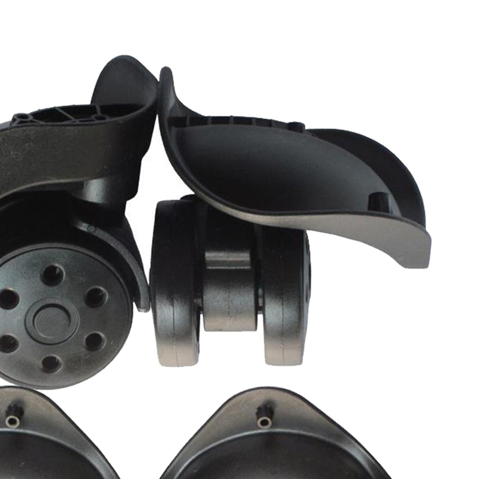 Luggage Suitcase 360  Wheels Swivel Casters-Large Size Black