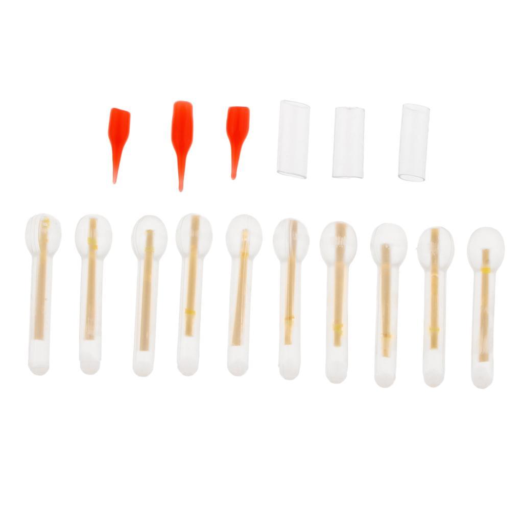 2-4pack 1 Box Fishing Glow Stick Fluorescent Light Stick Wand Tube 4.5 Big Head