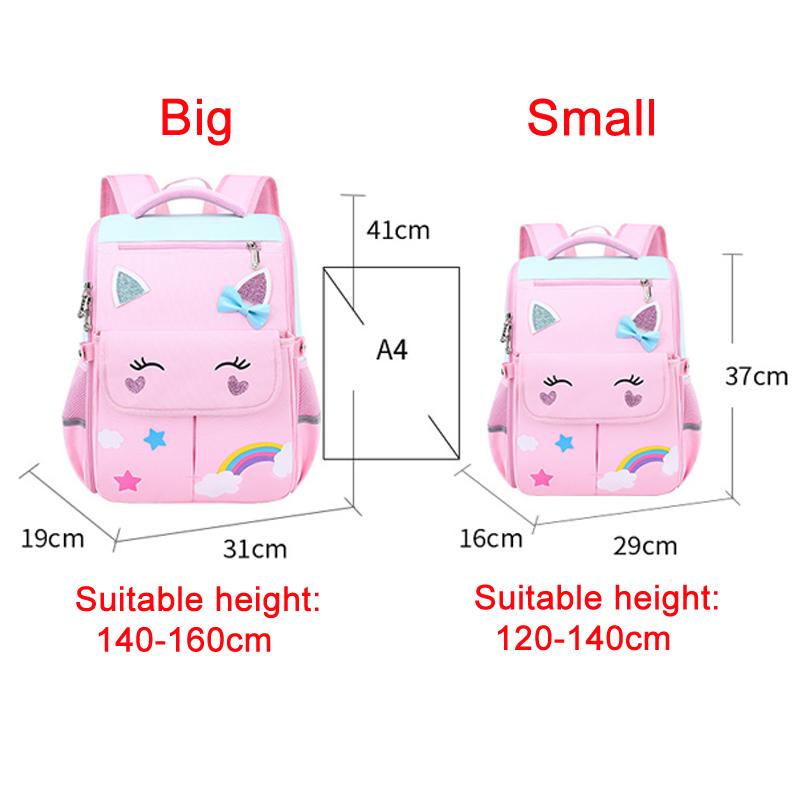 Nữ Sinh Ba Lô Trường Tiểu Học Túi Ba Lô Dành Cho Trẻ Em Kids Túi Chỉnh Hình Ba Lô Đi Học 1 Cao Cấp Dễ Thương Balô