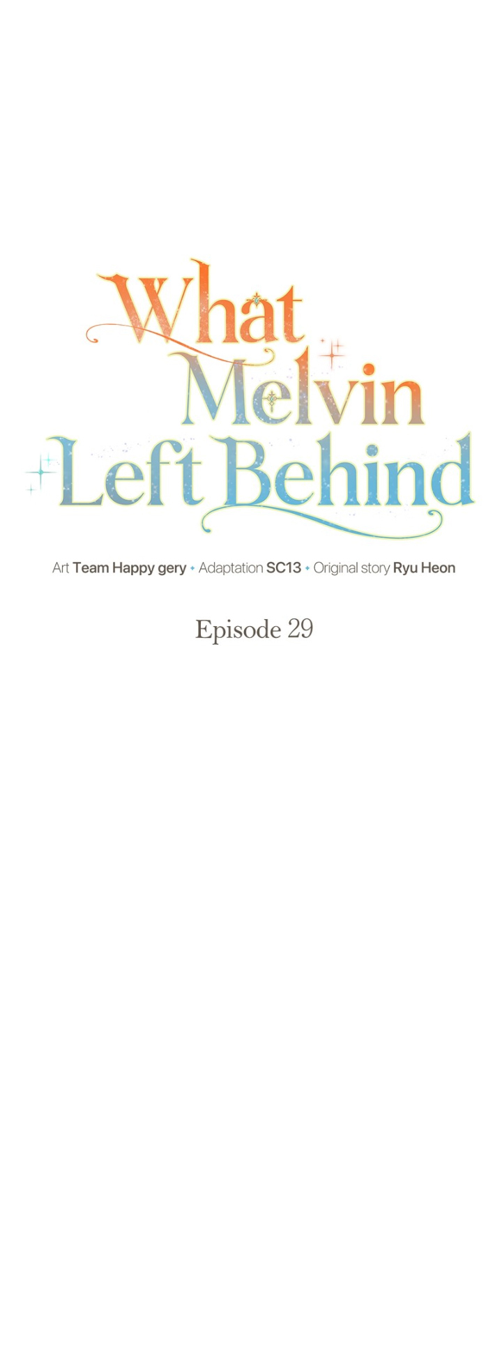 những gì melvin để lại chapter 29 28