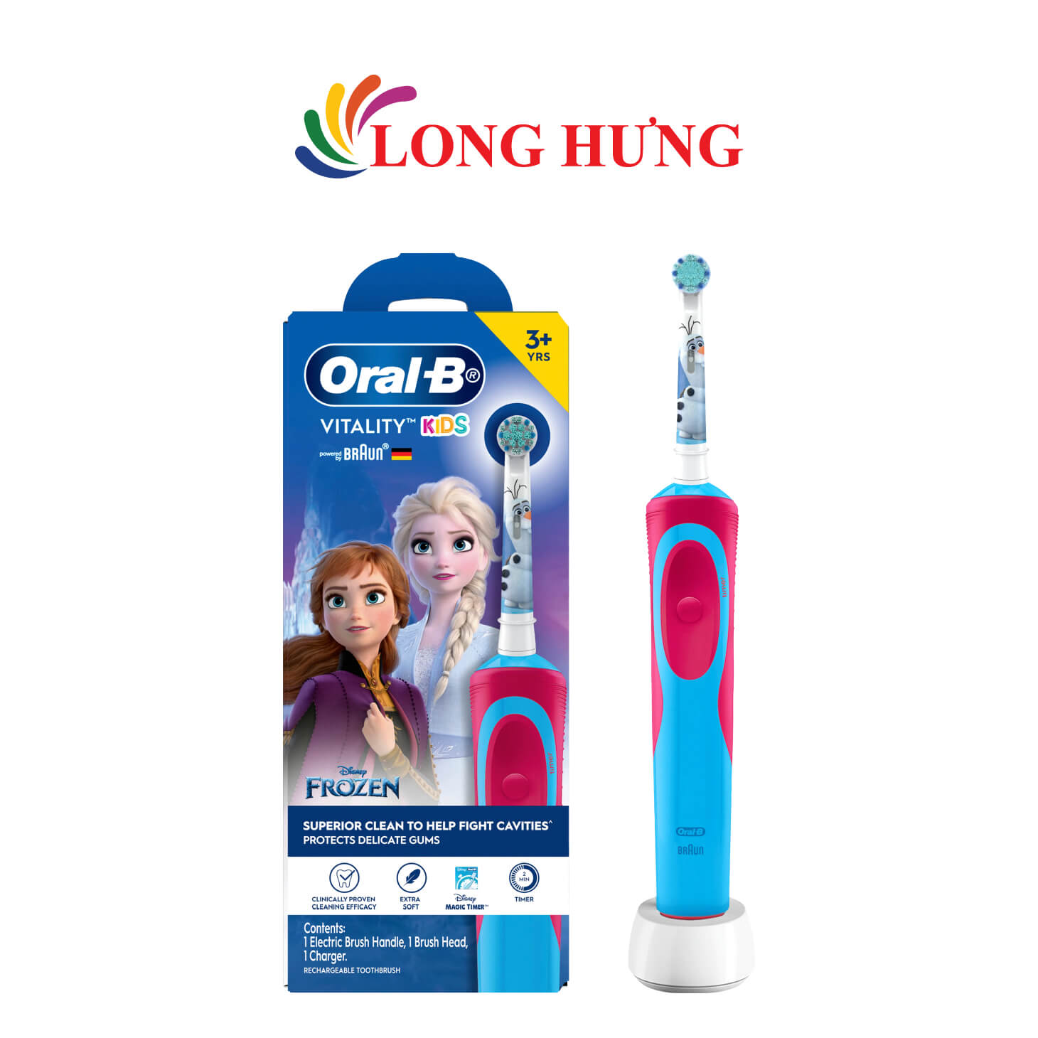 Bàn chải điện trẻ em Oral-B Vitality Kids D12.513 - Hàng chính hãng