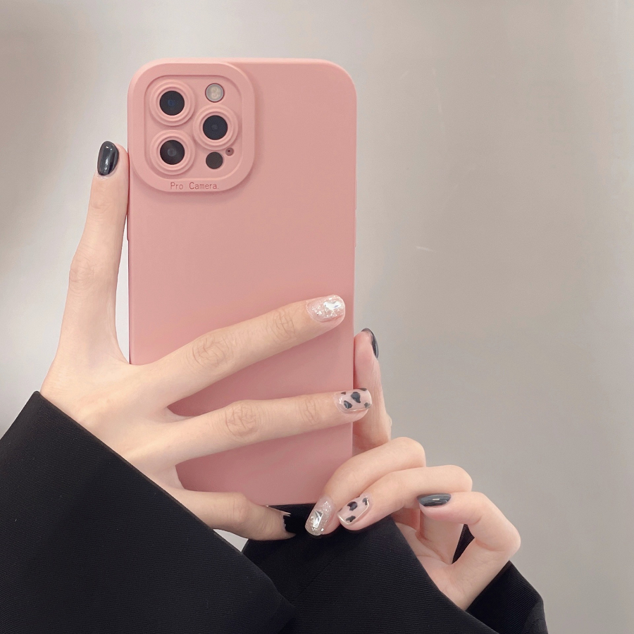 Ốp lưng viền vuông phong cách iphone 13 dành cho 7Plus,8plus,Xs,Xs Max, 11 ProMax, 12ProMax,13,13ProMax