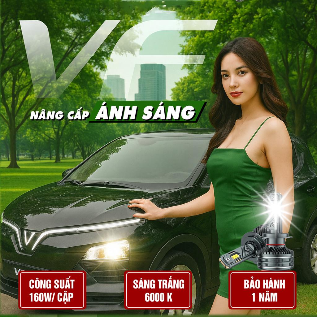 2 cái bóng đèn LED pha/cos chuyên dụng choVF5/VF5 Plus Plug H7, công suất 90W/bóng，Trắng 6000K