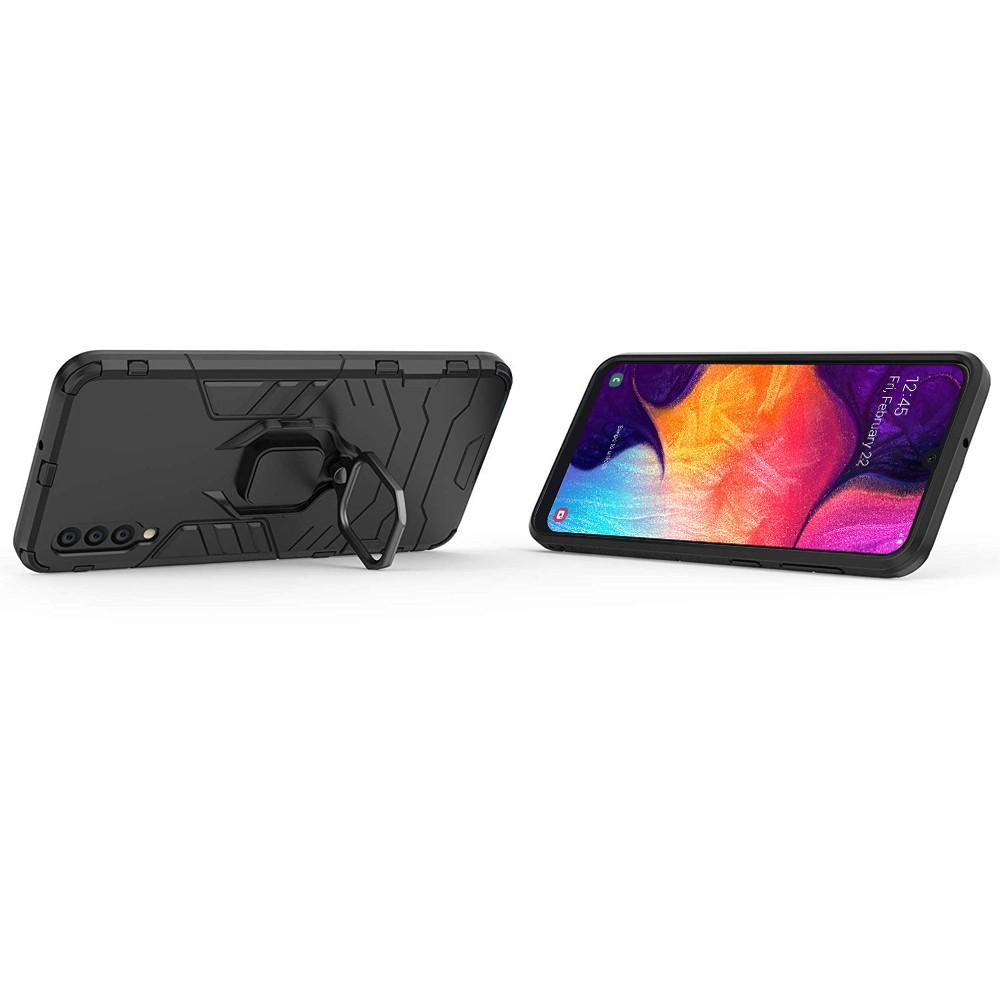 Ốp lưng cho Samsung A30s iron man chống sốc kèm nhẫn xoay chống xem video bảo vệ camera