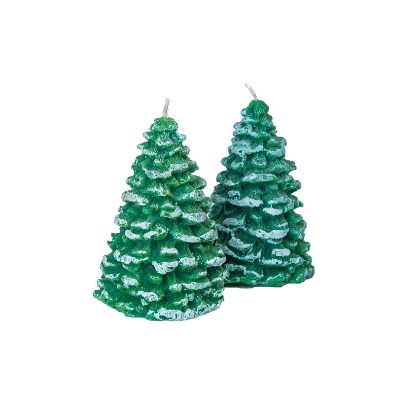 Combo 2 nến thơm hình cây thông Noel Miss Candle FTRAMART MIC6170 , thích hợp trang trí giáng sinh