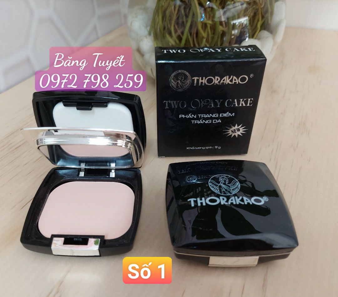 PHẤN TRANG ĐIỂM TRẮNG DA T H O R A K A O TWO WAY CAKE 9G