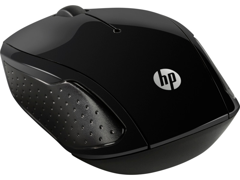 Chuột USB HP 200 Black Wireless Mouse A/P_X6W31AA - Hàng Chính Hãng