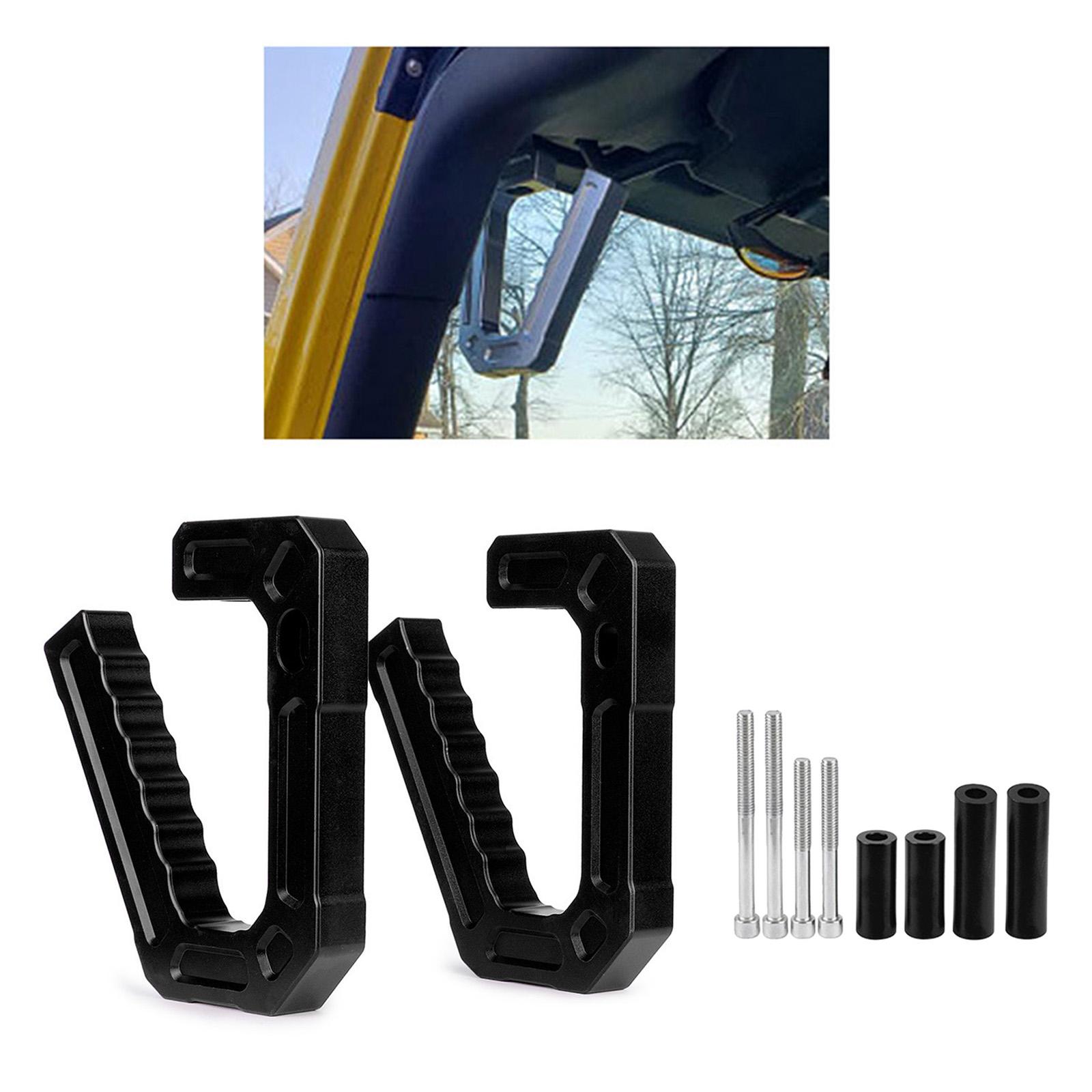 Heavy Duty Aluminum Alloy Interior Grab Handles Grips Car Decoration Supplies for Wrangler 2007-2018 Driving 2Pieces