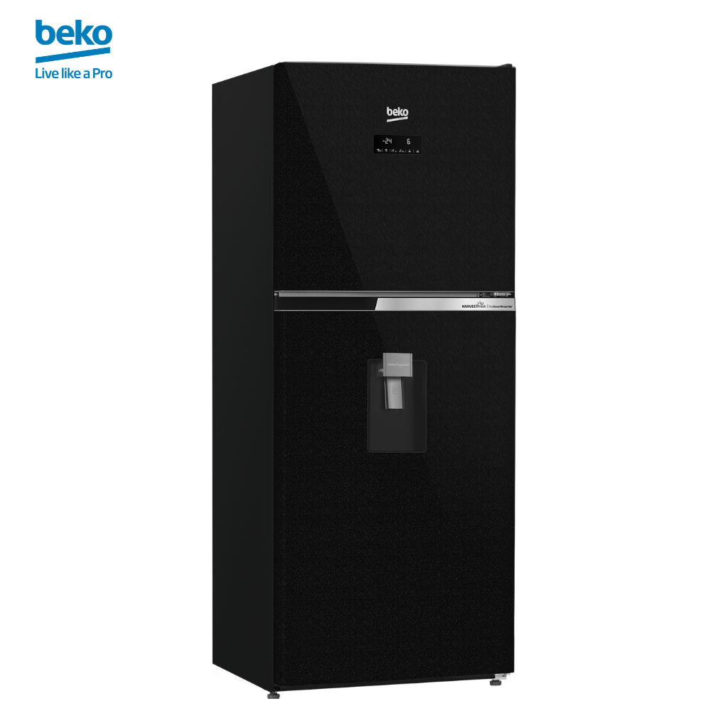 Tủ Lạnh 2 Cửa Ngăn Đá Trên BEKO Dung Tích 340 Lít, Ngăn Đông Mềm -3°C, Vòi Lấy Nước Bên Ngoài - RDNT371E50VZDHFSU - Hàng Chính Hãng