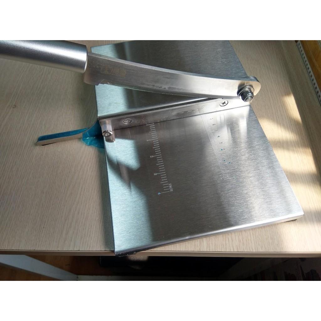 Dao Chặt Thịt Gà, Thái Thịt Bò Đông Lạnh, Thái Thuốc Bắc, Cắt Đa Năng KD0142, Lưỡi Thép 40CR14, Inox 430 - Tặng Tay Mài KD0315