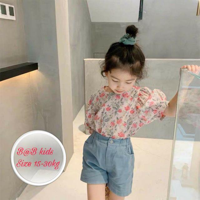 Quần sooc bé gái , mềm mát,co giãn 4 chiều