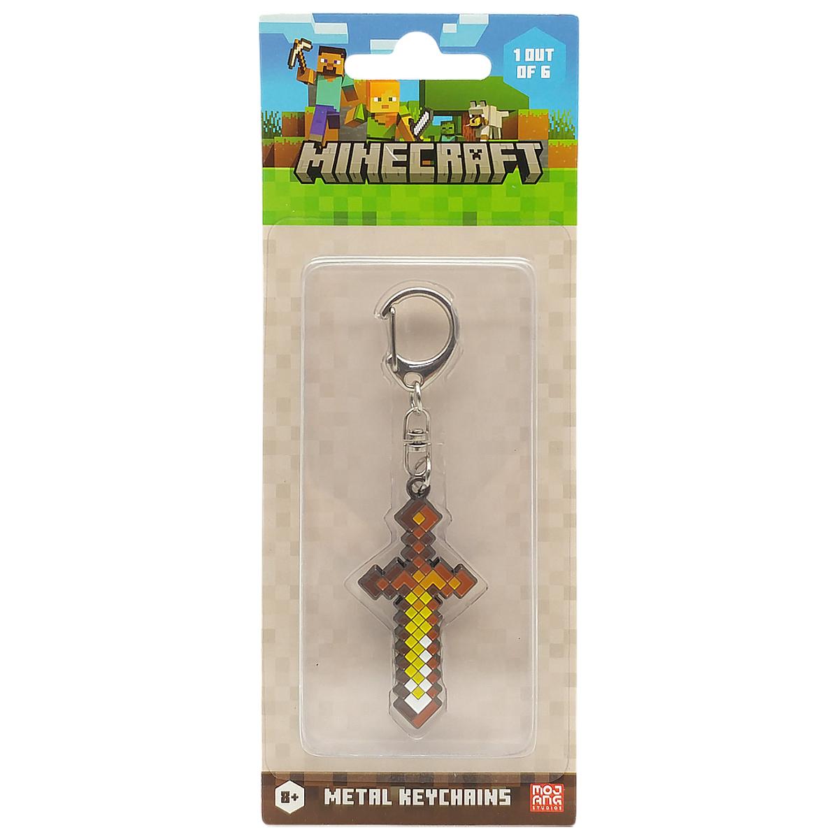 Móc Khóa Minecraft Bằng Kim Loại Mẫu 1 - Mojang Studios SWO/MC6010