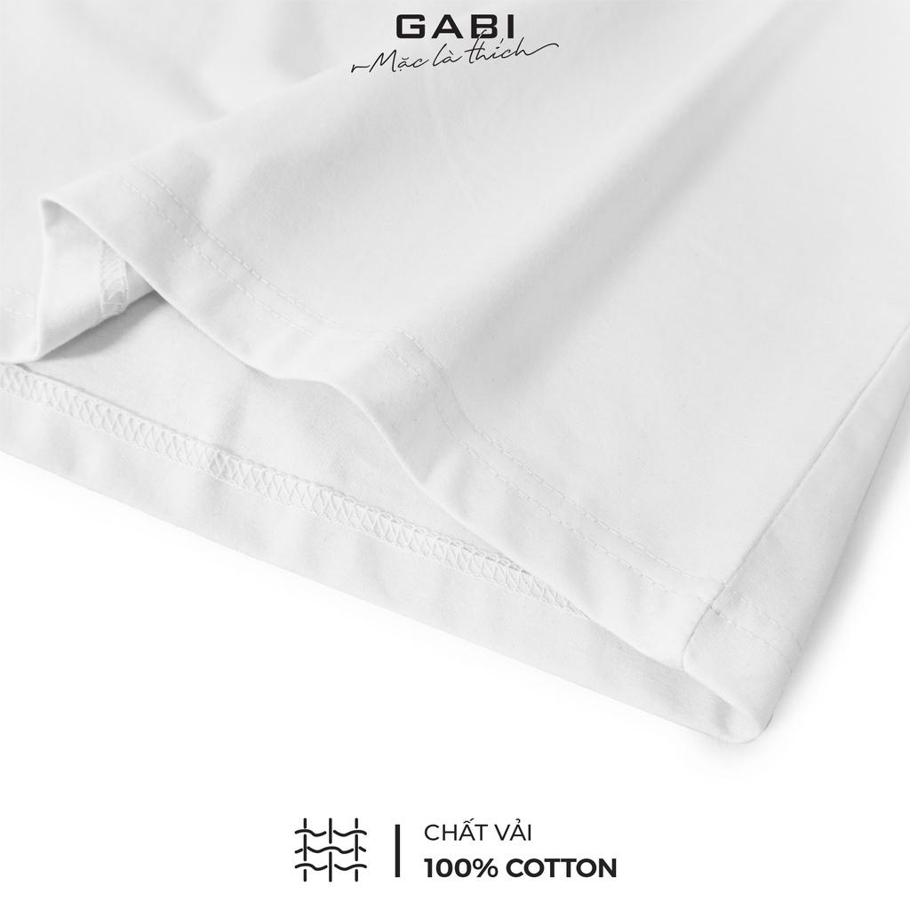 Áo thun Nam cotton 100% cổ tim Basic form Regular