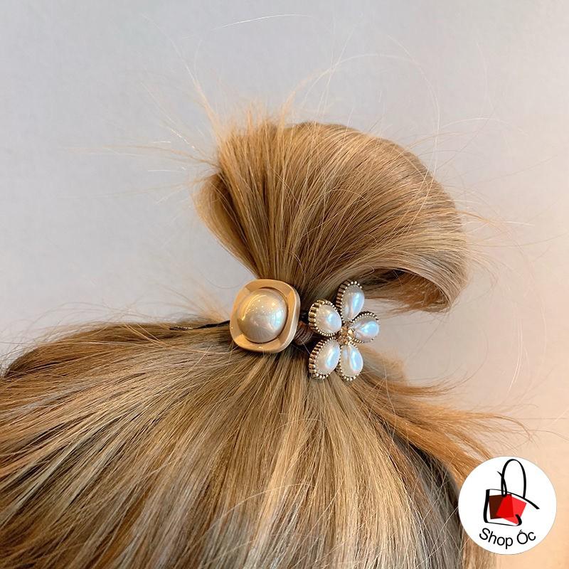 DÂY CỘT TÓC HÌNH HOA MỚI SIÊU XINH CHO NỮ B07