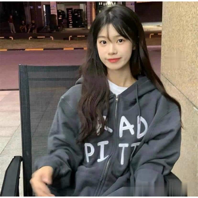 ÁO HOODIE NỮ IN CHỮ RABIT 2 MÀU XÁM NÂU CHẤT DÀY MỊN PHONG CÁCH MỚI KTP545
