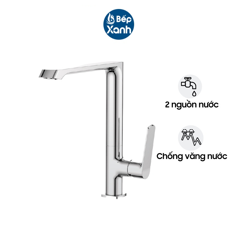 Vòi Rửa Chén Malloca K82C - 2 Chế Độ Nước Nóng Lạnh - Hàng Chính Hãng