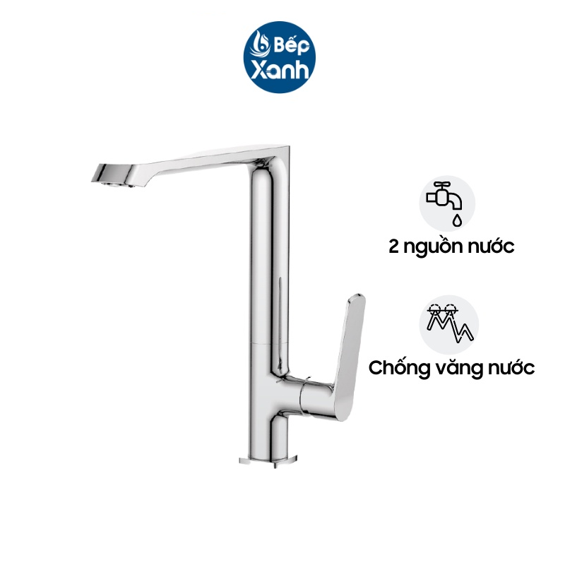 Vòi rửa chén Malloca K82C - 2 chế độ nước nóng lạnh - Hàng chính hãng