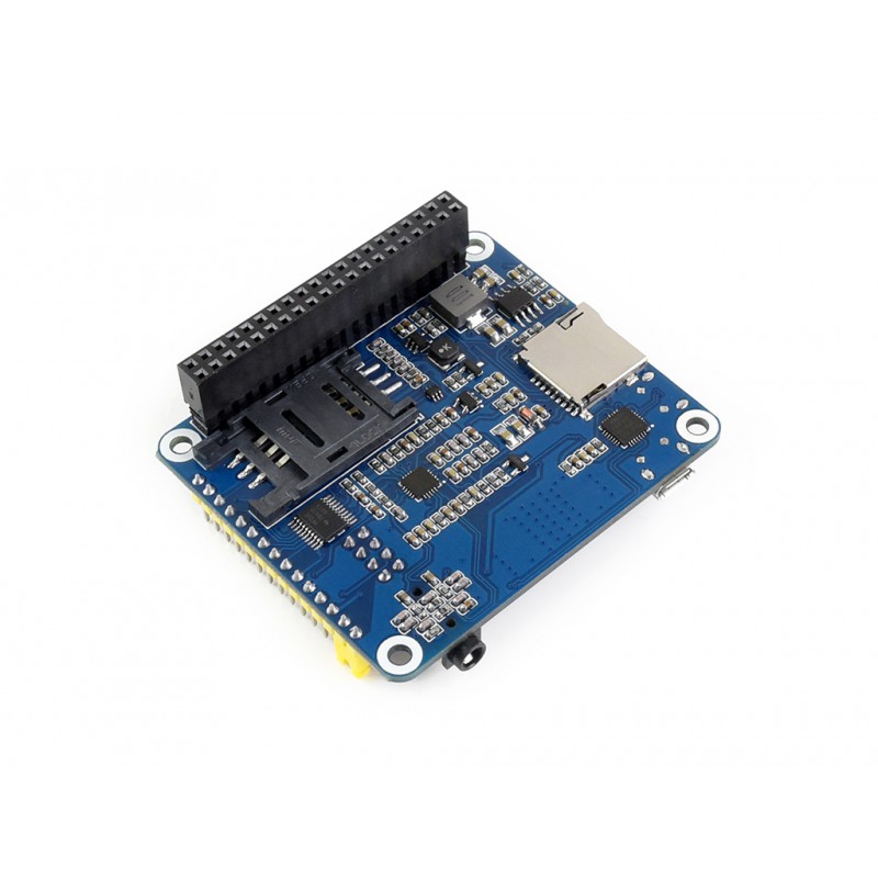 4G/3G/2G/GSM/GPRS/GNSS HAT Module SIM7600CE Waveshare dành cho Raspberry Pi - Hàng Chính Hãng