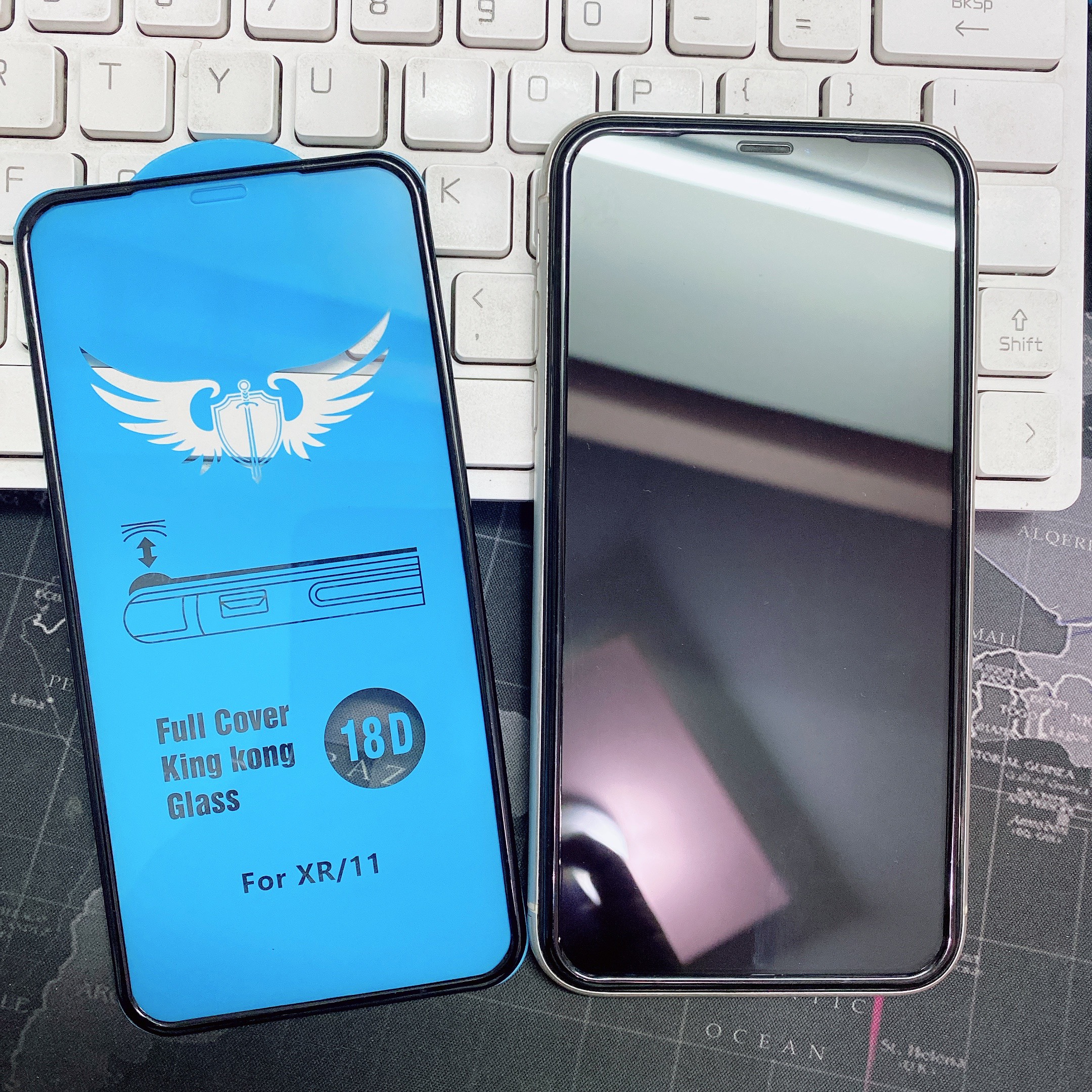 Kính Cường Lực Full Màn Hình Chống Vỡ Mép Dành Cho iPhone X / XS / XR / XS MAX- DIGKINGI- Hàng Chính Hãng