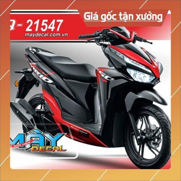 Tem rời vario đỏ đen mẫu mới