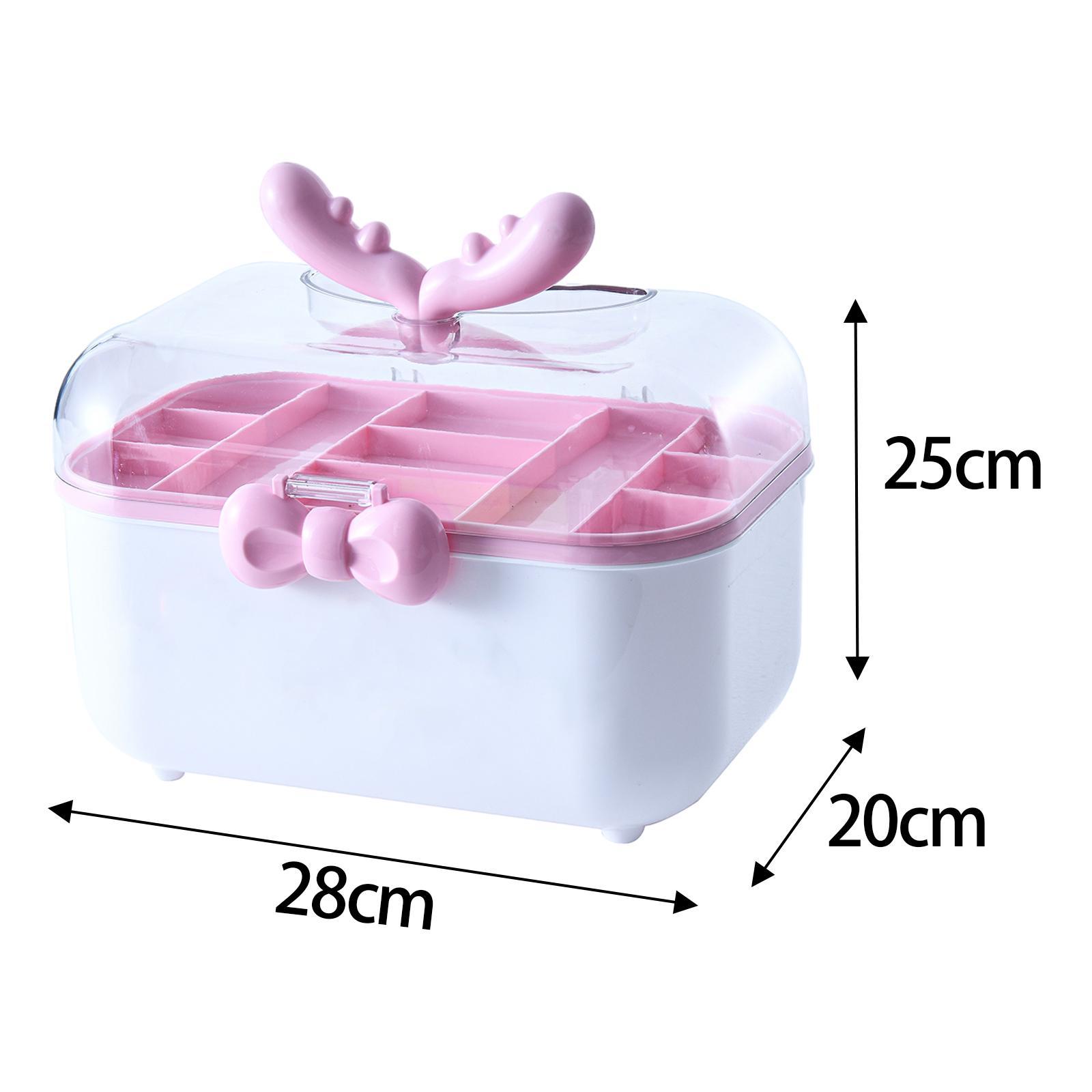 Children Hair Accessories Storage Box Jewelry Organizer Container Hair Accessory Organizer for Hair Clips Necklaces Bracelets