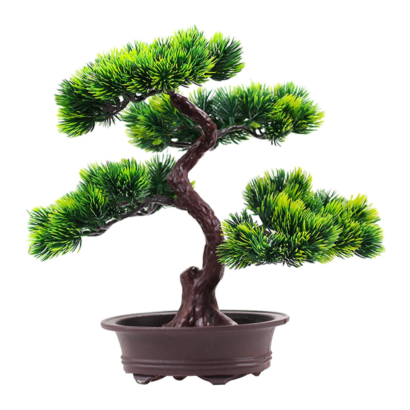 Artificial Bonsai Tree Potted Simulation Bonsai for Bedroom Farmhouse Home