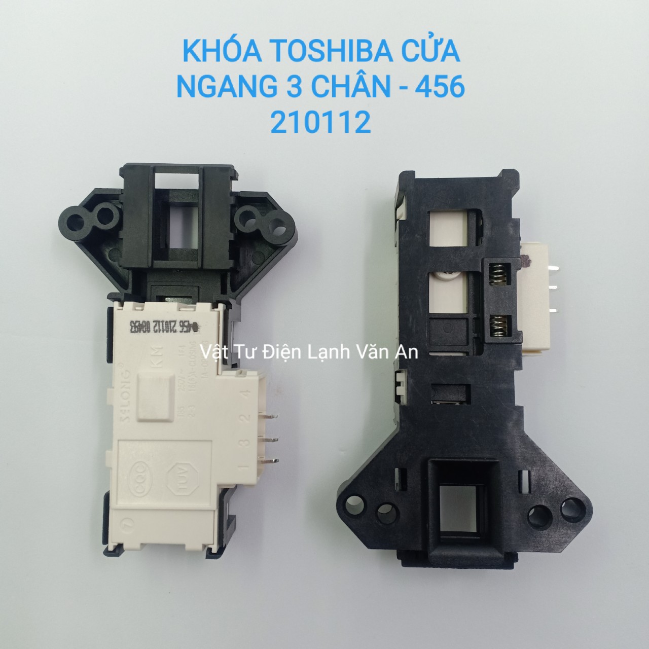 Công tắc khóa cửa máy giặt cửa ngang 3 chân