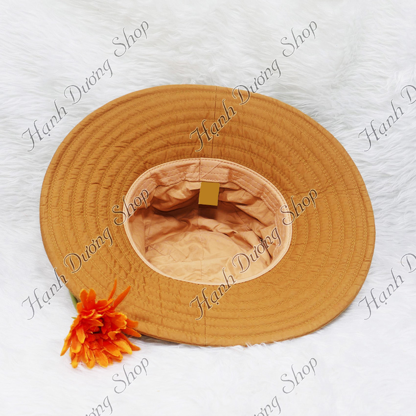 Nón vành rộng nữ gắn cánh bướm có kết tít xung quanh độc đáo, vành rộng 9cm , chất liệu vải cao cấp - Hạnh Dương