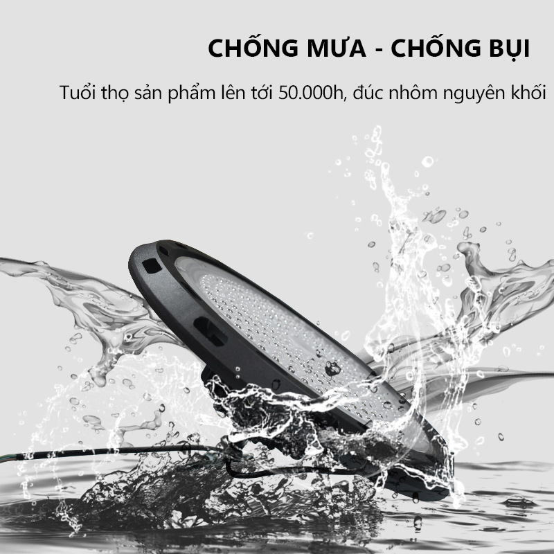 Đèn LED nhà xưởng UFO 150w , đèn công nghiệp - K1562