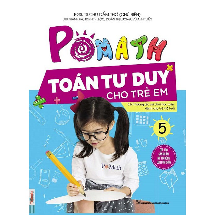 Sách Pomath - Toán Tư Duy Cho Trẻ 4-6 Tuổi (Tập 5)