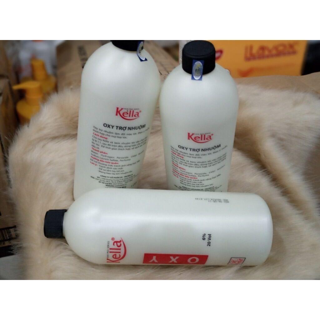 Oxy Nhuộm Tóc, Trợ Nhuộm Kella Chính Hãng 1000ml
