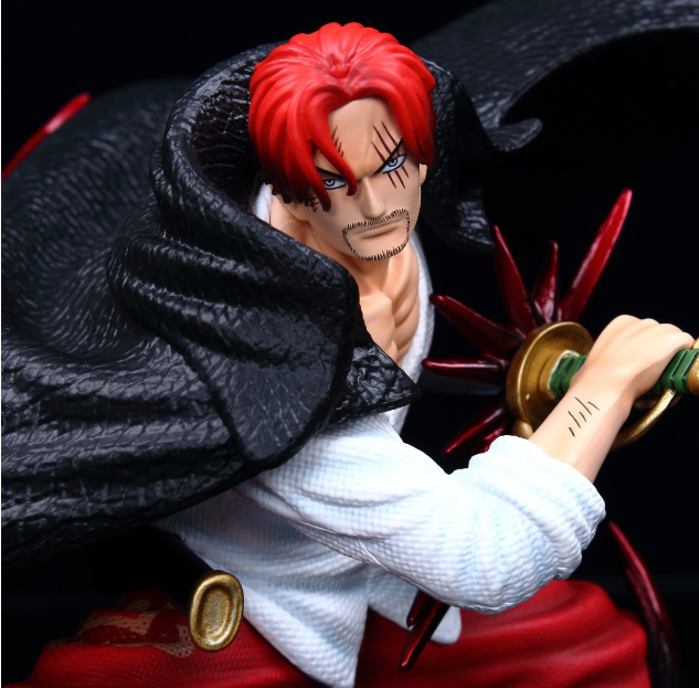 Mô hình GK One piece shanks rút kiếm chiến đấu - Figure vua hải tặc loại 1 nét