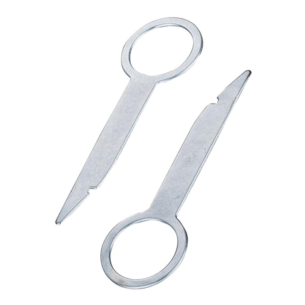 Car  Release Removal Tools Tool Key For   Audio 2Pcs