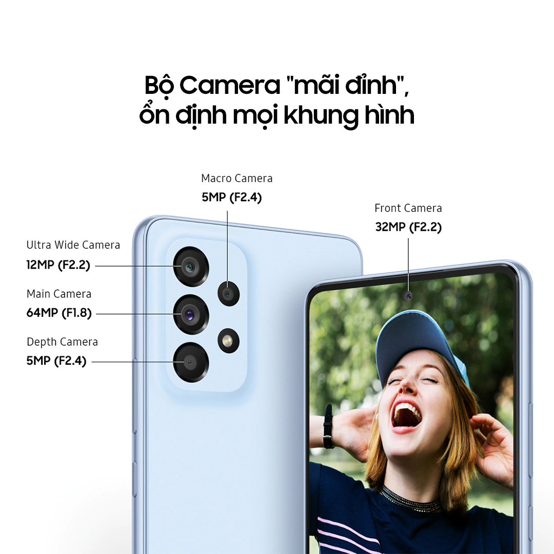 Điện thoại Samsung Galaxy A53 5G - Hàng chính hãng