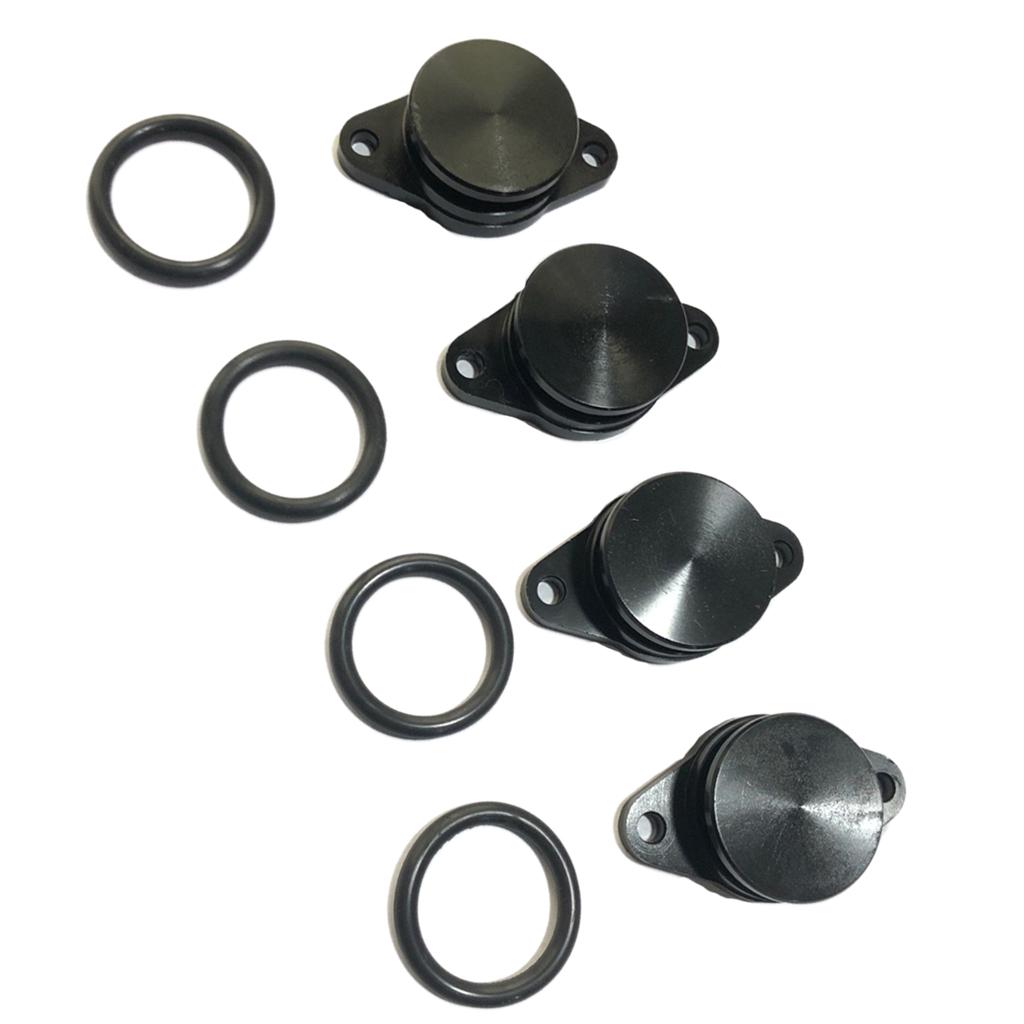 4pcs 33mm Swirl Flap Blanking Bungs Kit for BMW E60 E61 E90