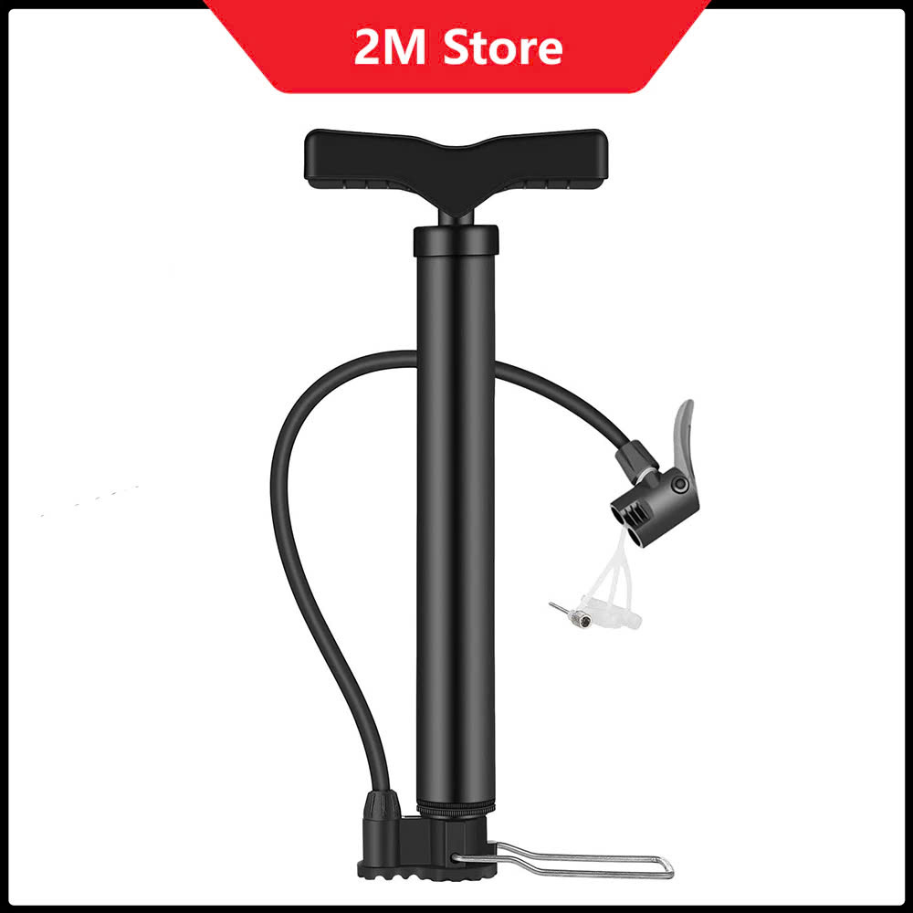 Bơm xe đạp, xe máy xách tay siêu nhẹ, áp suất 120 PSI, thân hợp kim siêu bền, hỗ trợ cả van Mỹ và van Pháp, bơm được cho tất cả các loại xe đạp bao gồm xe đua, xe địa hình, xe đạp đường trường